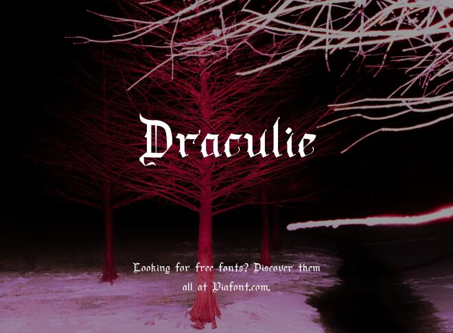 Draculie Font