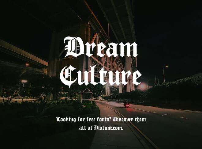 Dream Culture Font