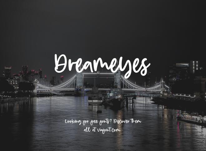 Dreameyes Font