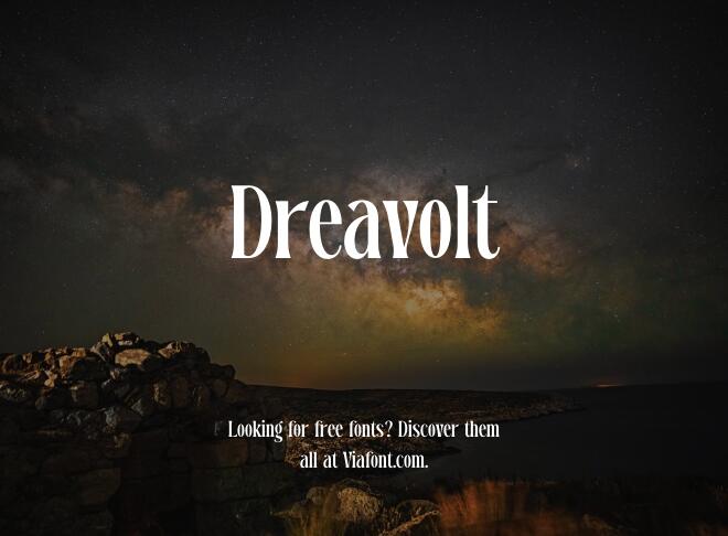 Dreavolt Font