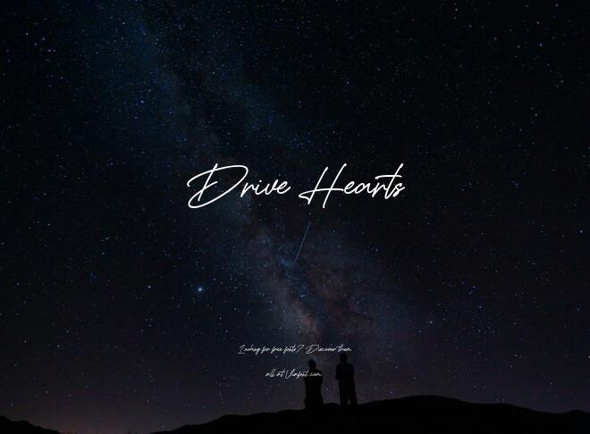 Drive Hearts Font