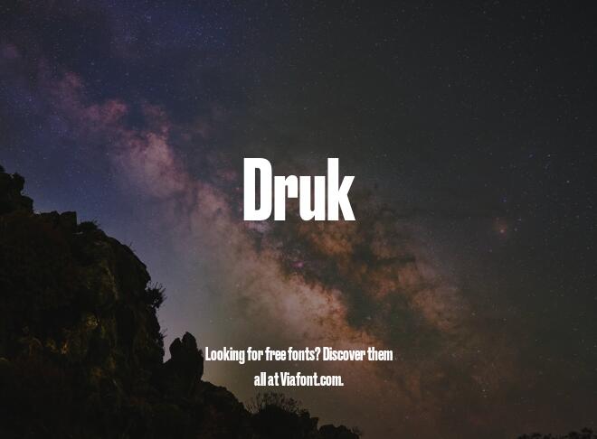 Druk Font Family