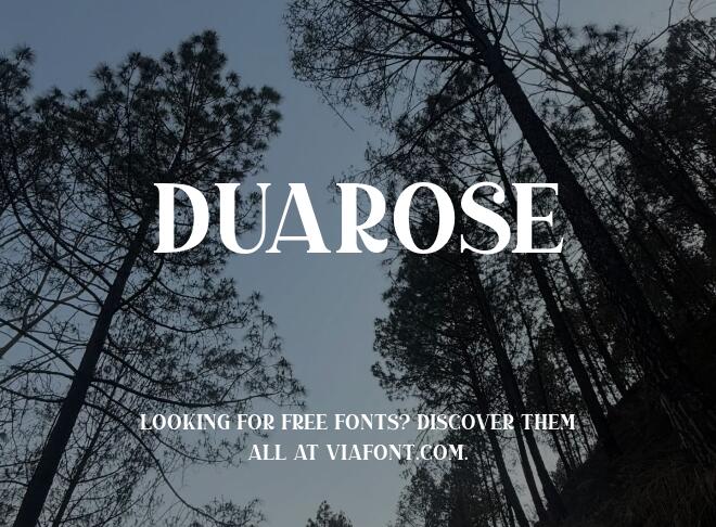 Duarose Font