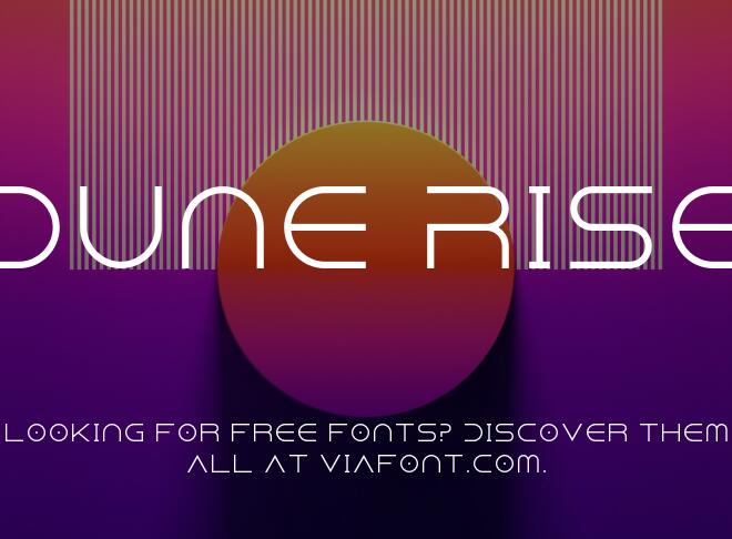 Dune Rise Font