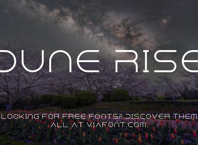Dune Rise Font
