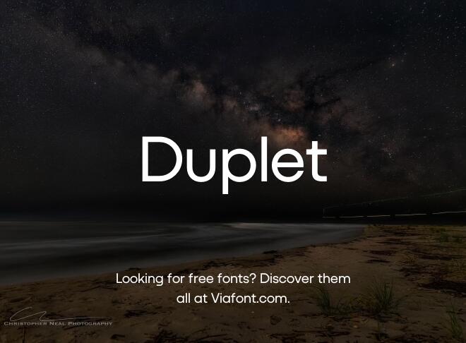 Duplet Font