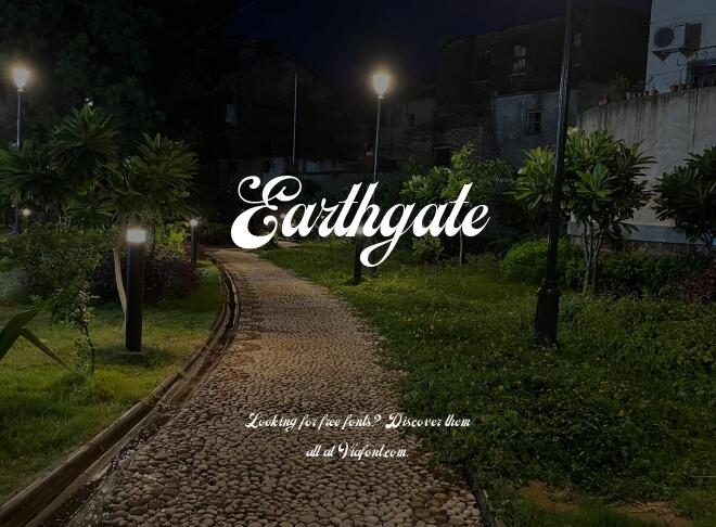 Earthgate Font