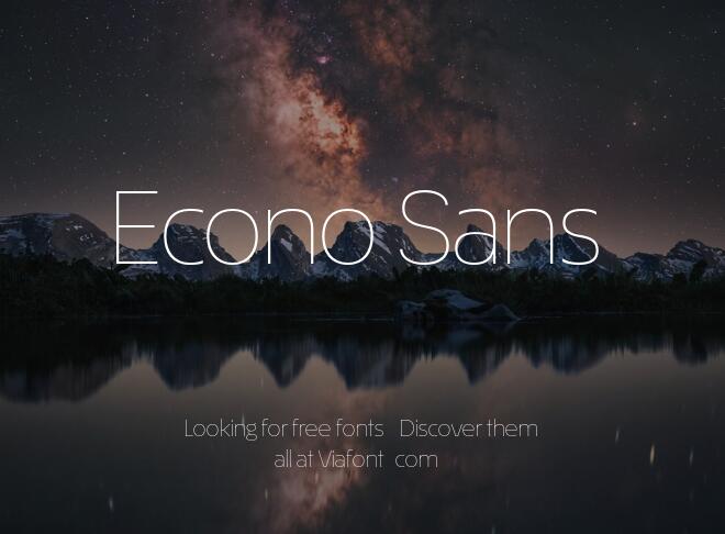 Econo Sans Font