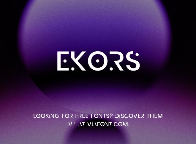 Ekors Font