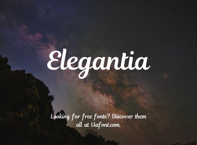 Elegantia Font