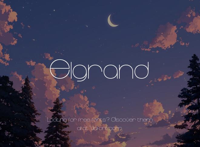 Elgrand Font