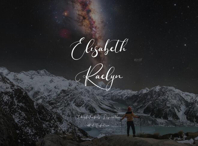 Elisabeth Raelyn Font