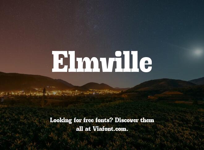 Elmville Font