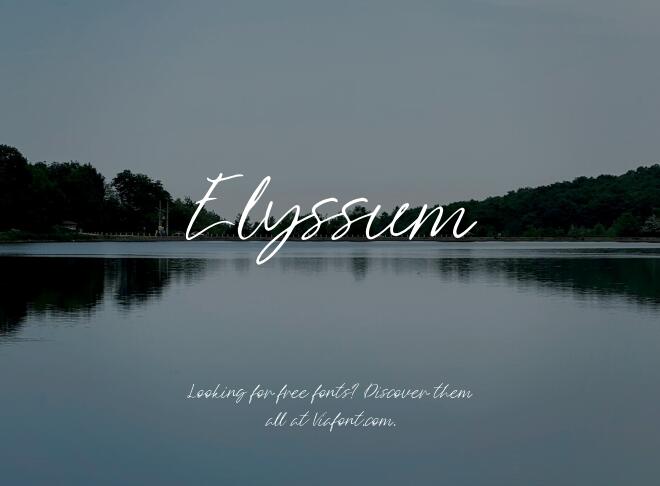 Elyssum Font