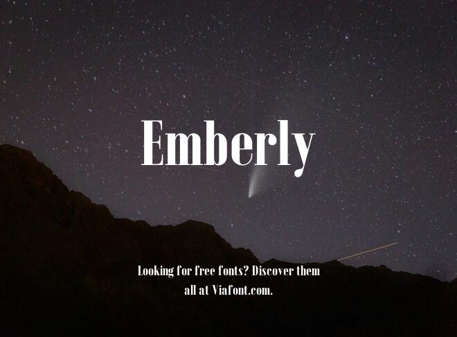 Emberly Font