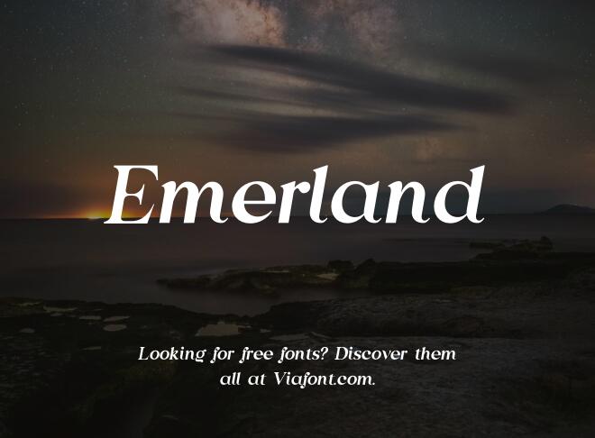 Emerland Font