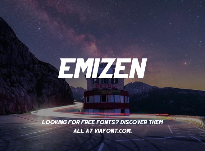 Emizen Font