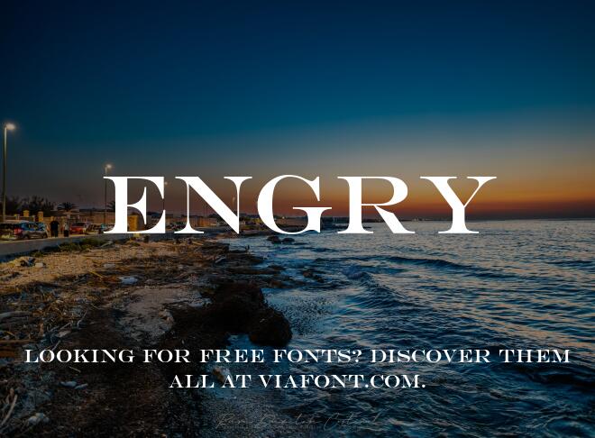 Engry Font