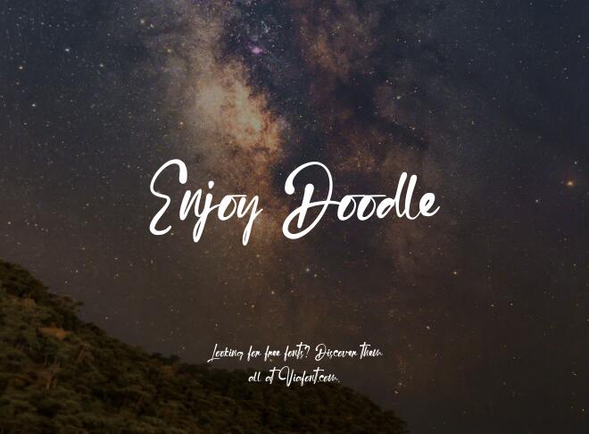 Enjoy Doodle Font