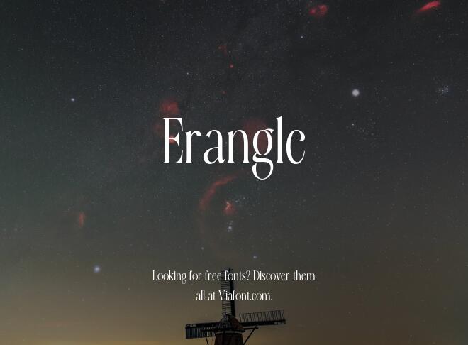 Erangle Font