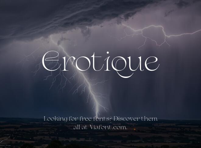 Erotique Font
