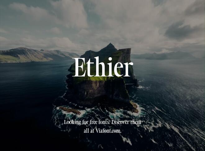 Ethier Font