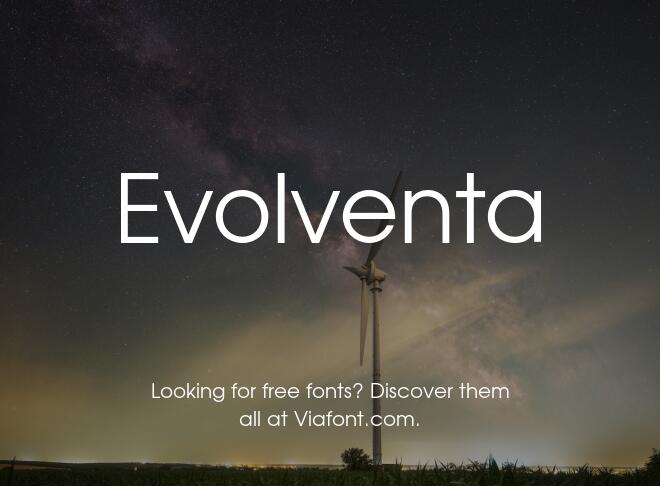 Evolventa Font