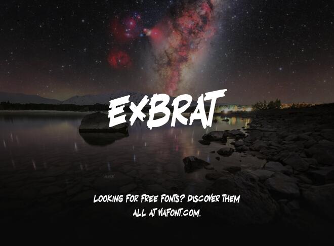 Exbrat Font