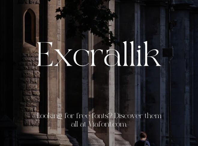 Excrallik Font