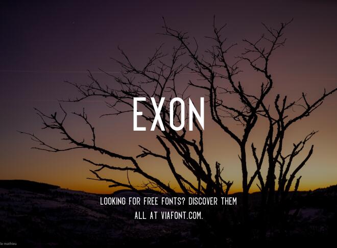 Exon Font