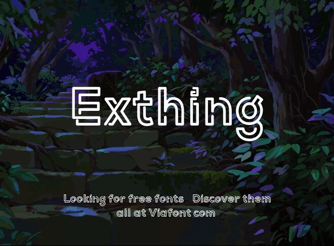 Exthing Font