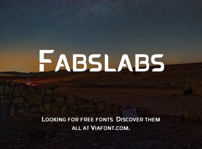 Fabslabs Font