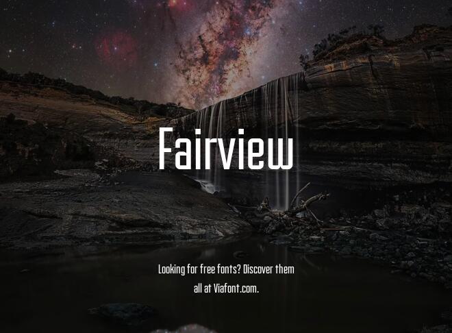 Fairview Font