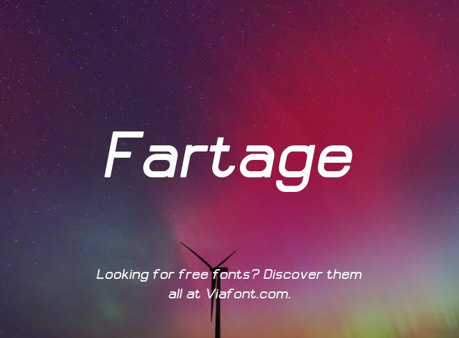 Fartage Font