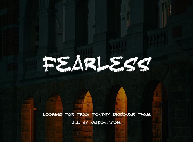 Fearless Font
