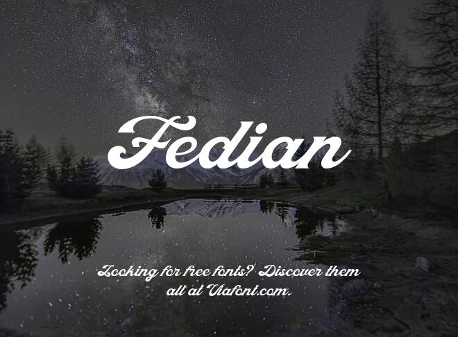 Fedian Font