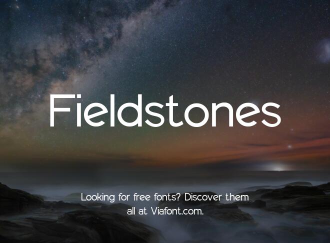Fieldstones Font