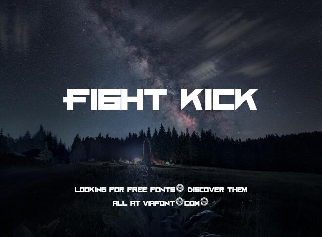 Fight Kick Font