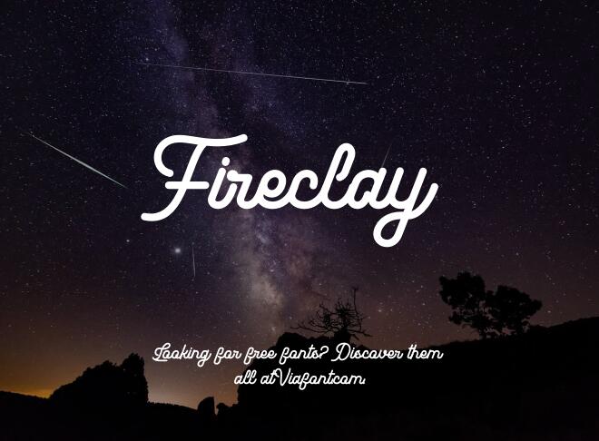 Fireclay Font
