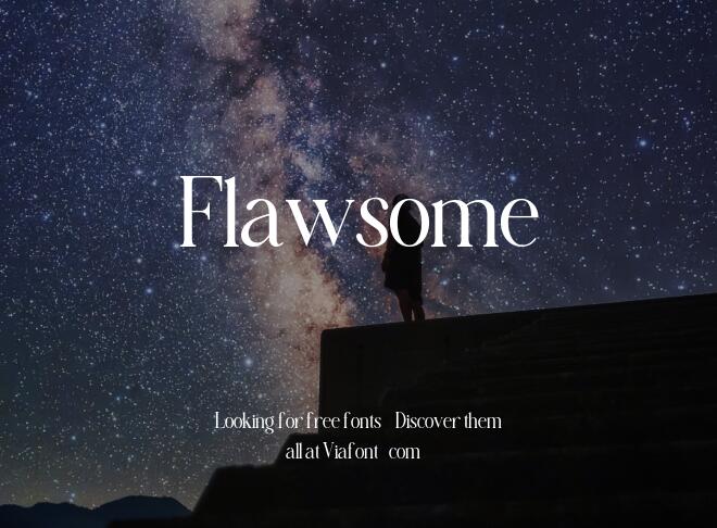 Flawsome Font