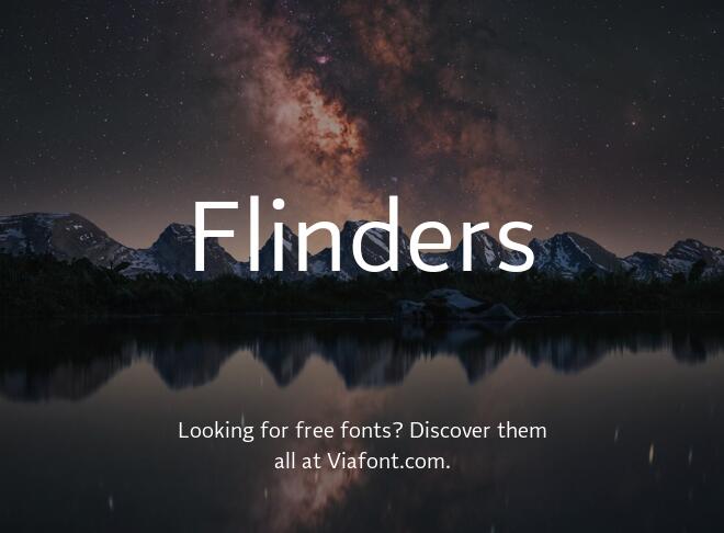 Flinders Font