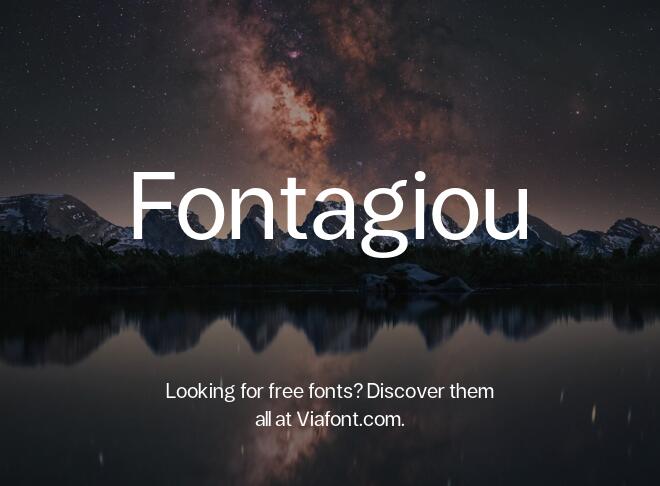Fontagiou Font