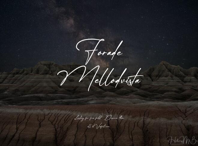 Forade Mellodvista Font