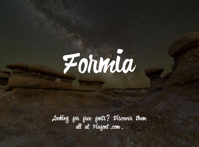 Formia Font