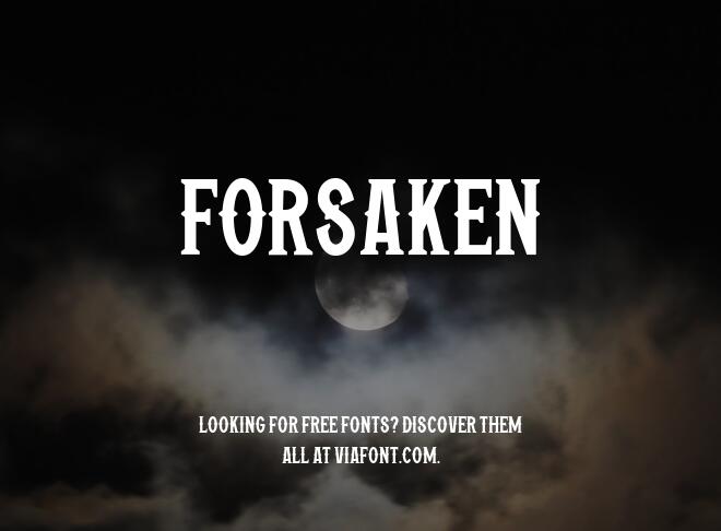 Forsaken Font