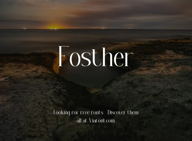 Fosther Font
