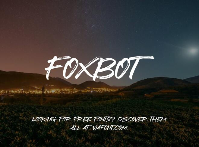 Foxbot Font