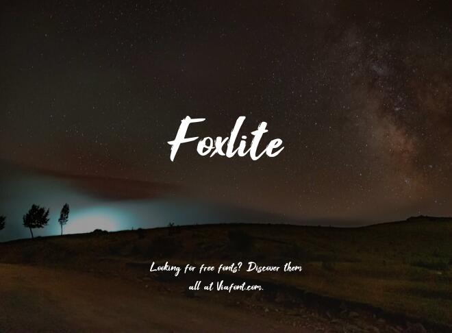 Foxlite Font