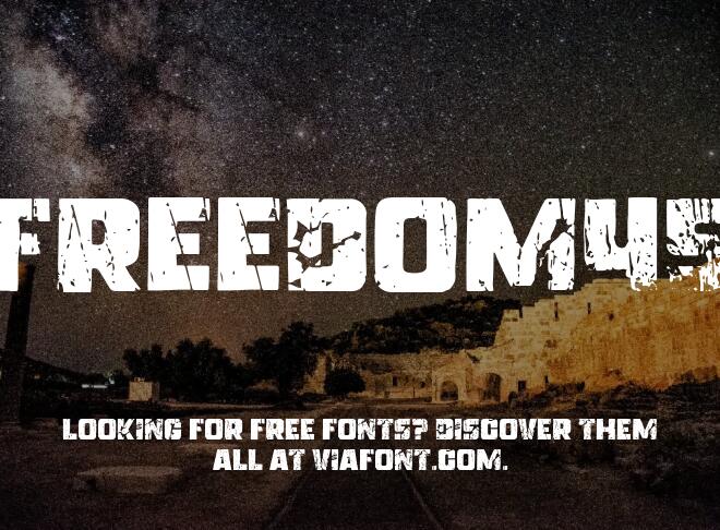 Freedom45 Font