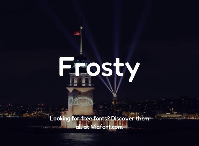 Frosty Font